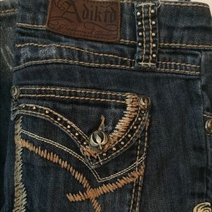 Adiktd faded blue jeans 👖 bootcut, fab pockets